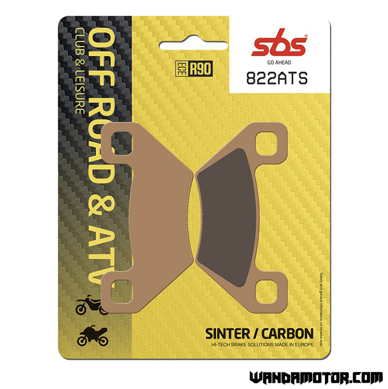 SBS brake pads front/back 300-1000